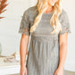 Gray Crochet Lace Midi Dress - FINAL SALE Dresses