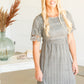 Gray Crochet Lace Midi Dress - FINAL SALE Dresses