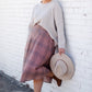 Gray Ribbed Dolman Sleeve Sweater Tops Tea & Rose