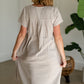 Gray Rope Tie Waist Midi Dress - FINAL SALE Dresses