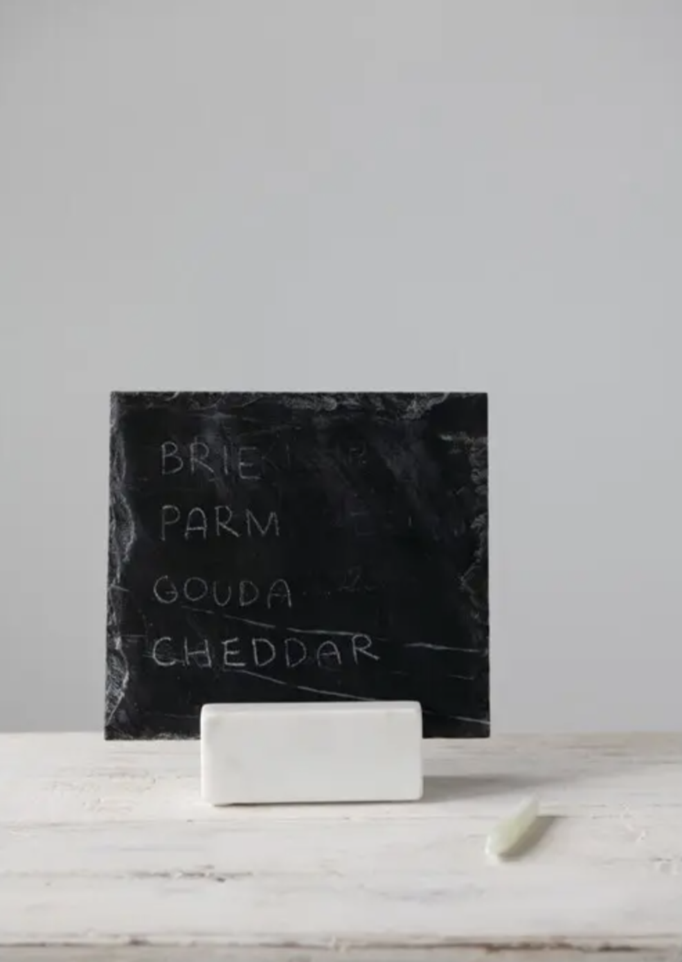 Gray Slate + Marble Chalkboard - FINAL SALE Home & Lifestyle