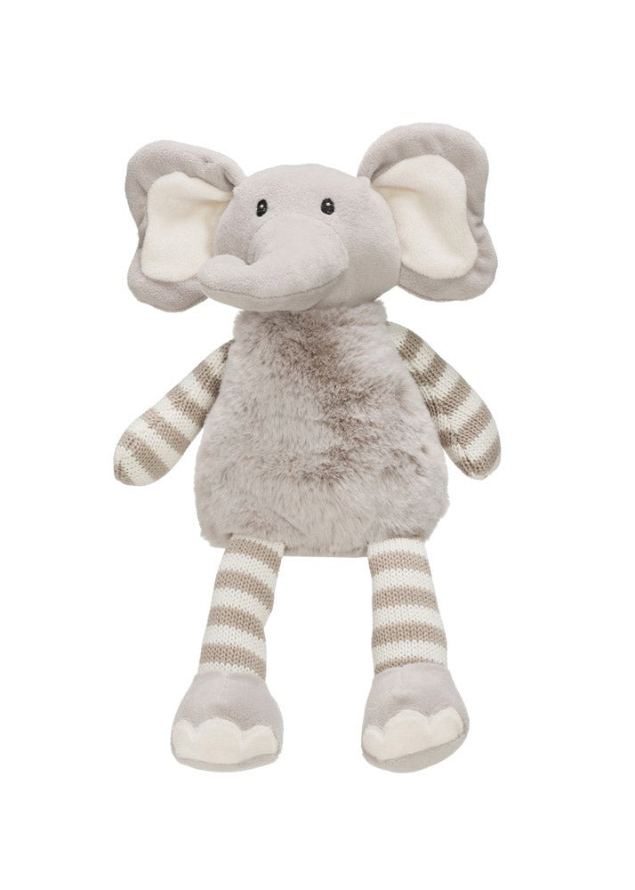 Gray Stripe Plush Elephant Home & Lifestyle