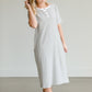 Gray Striped Textured Midi Dress - FINAL SALE Dresses