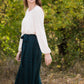Green Polka Dot Wrap Midi Skirt - FINAL SALE Skirts