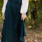 Green Polka Dot Wrap Midi Skirt - FINAL SALE Skirts