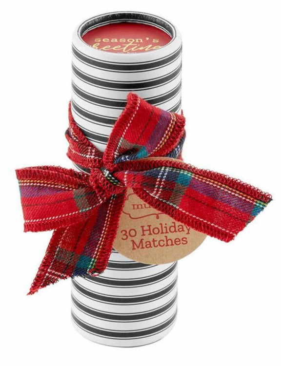 Greeting Tartan Gift Matches - FINAL SALE Home & Lifestyle