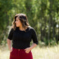 womens long corduroy maxi skirt in fall colors
