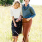 womens long corduroy maxi skirt in fall colors