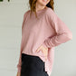 Hacci Brushed Blush Pullover Sweater - FINAL SALE Tops
