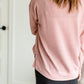 Hacci Brushed Blush Pullover Sweater - FINAL SALE Tops