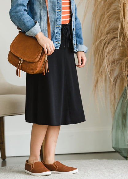 Hana Knit A-Line Midi Skirt - FINAL SALE Skirts
