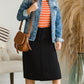 Hana Knit A-Line Midi Skirt - FINAL SALE Skirts