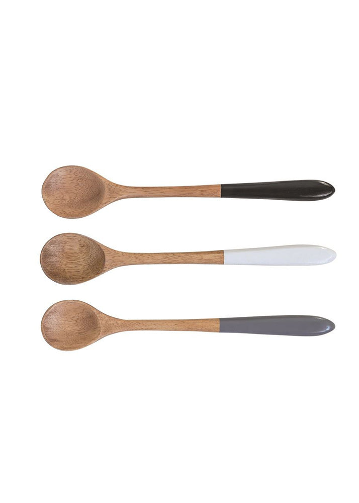 mango wood hand dipped spoons 