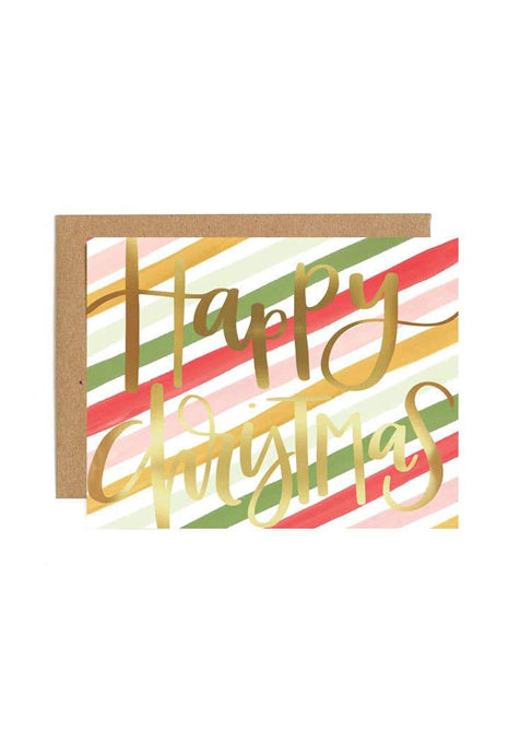 Hand Painted Christmas Card Sets - FINAL SALE Home & Lifestyle Christmas Stripe