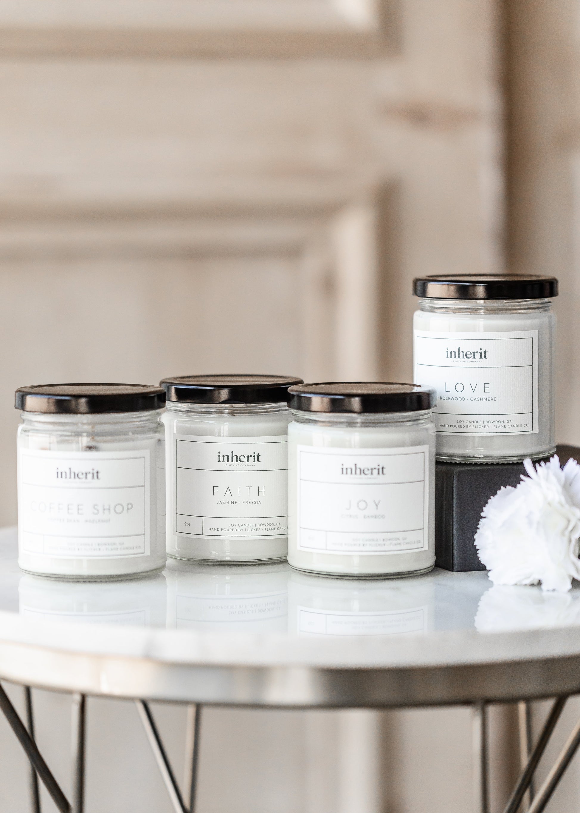 Hand Poured 9 oz. Inherit Soy Candle Gifts