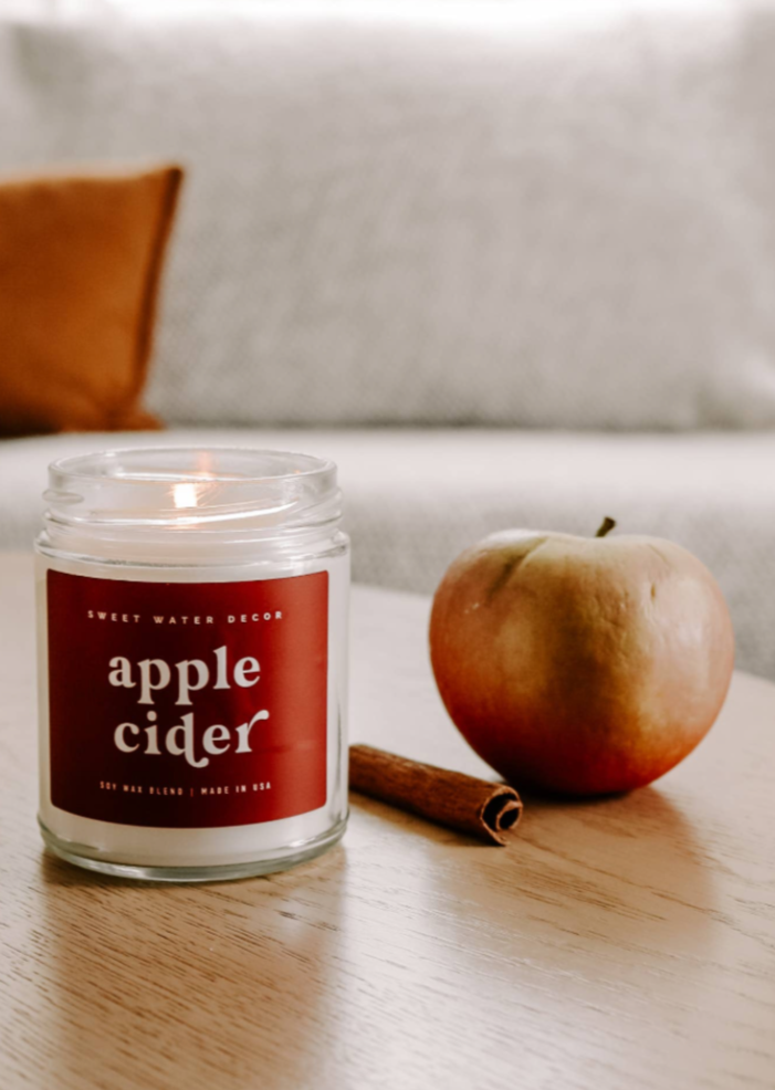 Hand Poured Soy Candles Gifts Apple Cider