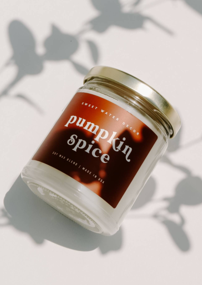 Hand Poured Soy Candles Gifts Pumpkin Spice