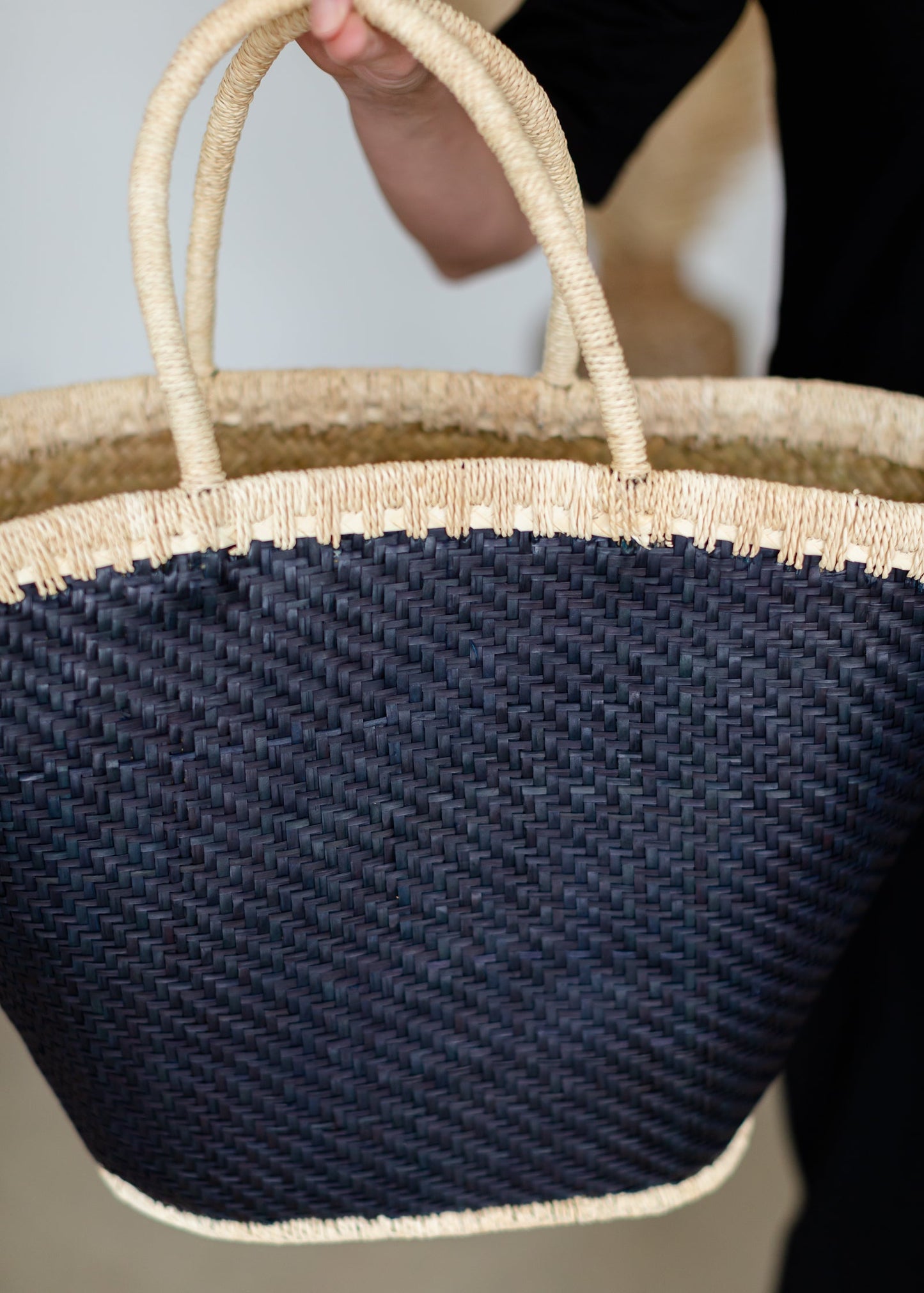 Hand-Woven Seagrass Bag w/ Handles Accessories