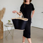 Hand-Woven Seagrass Bag w/ Handles Accessories