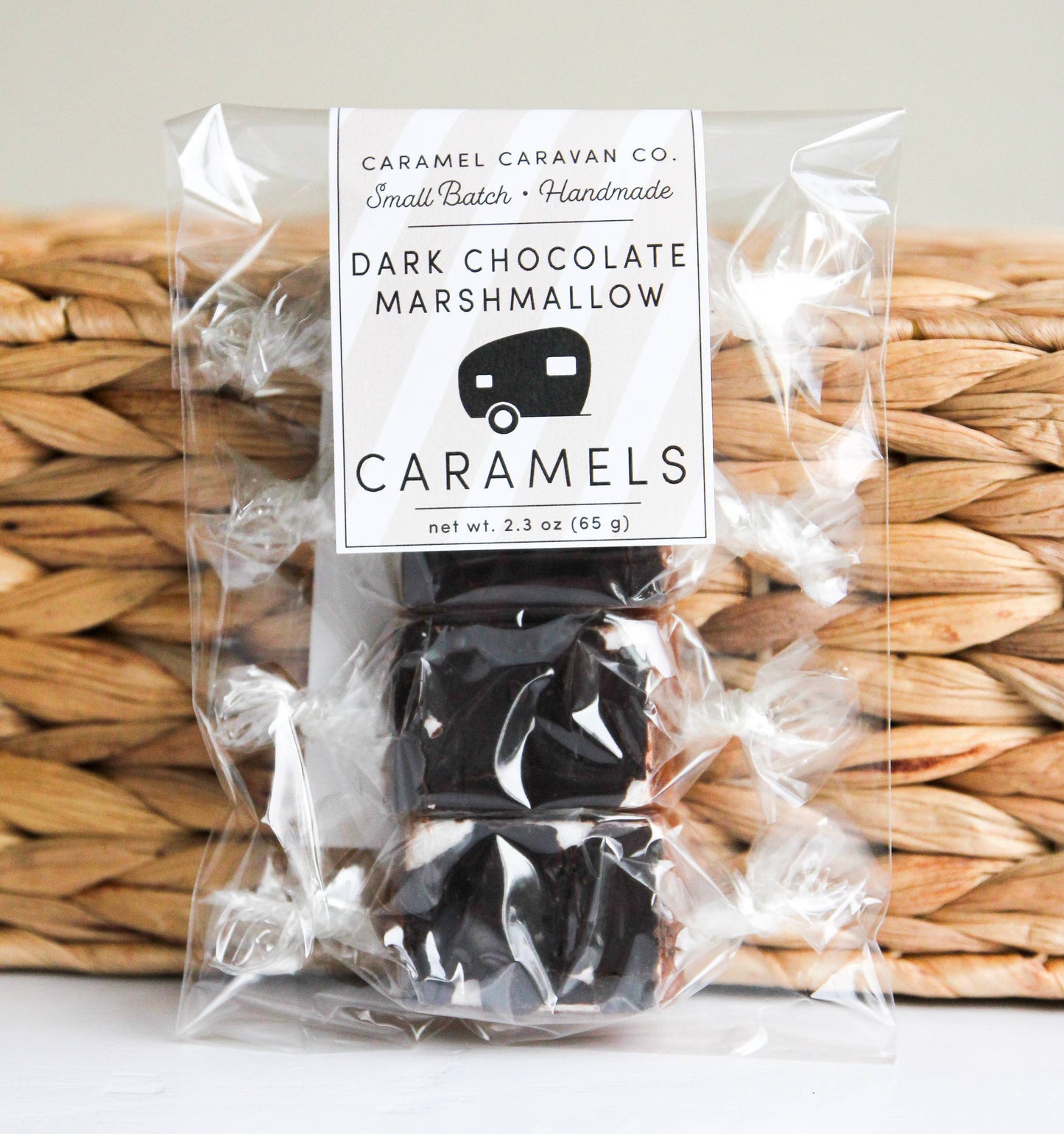 Handmade Dark Chocolate Marshmallow Caramels - FINAL SALE Home & Lifestyle Handmade Dark Chocolate Marshmallow Caramels