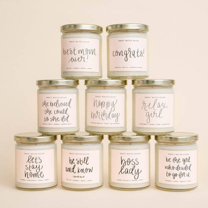 Happy Birthday Soy Candle Home & Lifestyle