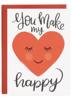 Happy Heart Greeting Card - FINAL SALE Home & Lifestyle