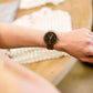 Classic faux leather watch 