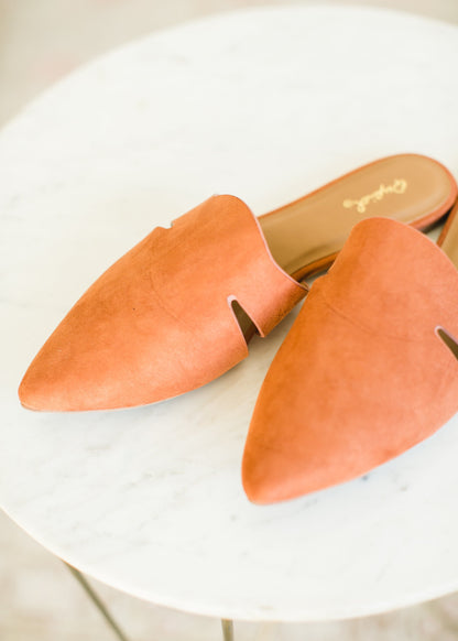 Hazel Suede Ballerina Mules - FINAL SALE Shoes