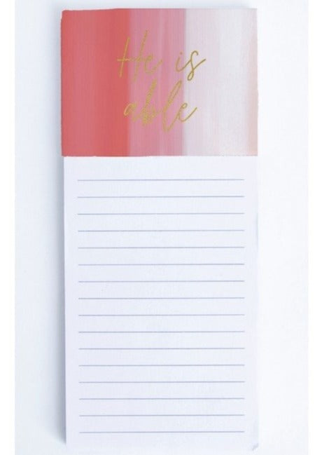 He Is Able Magnetic Notepad Home & Lifestyle