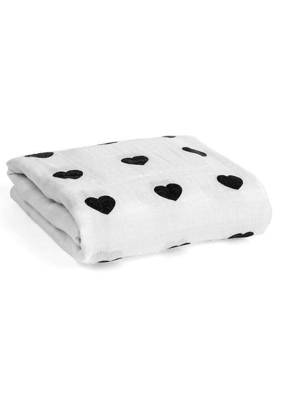 Hearts Organic Cotton Swaddle - FINAL SALE Home + Lifestyle