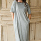 Heather Gray French Terry Midi Dress - FINAL SALE Dresses