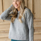Heather Gray Roll Neck Sweater - FINAL SALE Tops