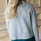 Heather Gray Roll Neck Sweater - FINAL SALE Tops