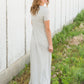 Heather Gray Short Sleeve Stretch Maxi Dress - FINAL SALE Dresses