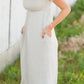 Heather Gray Short Sleeve Stretch Maxi Dress - FINAL SALE Dresses