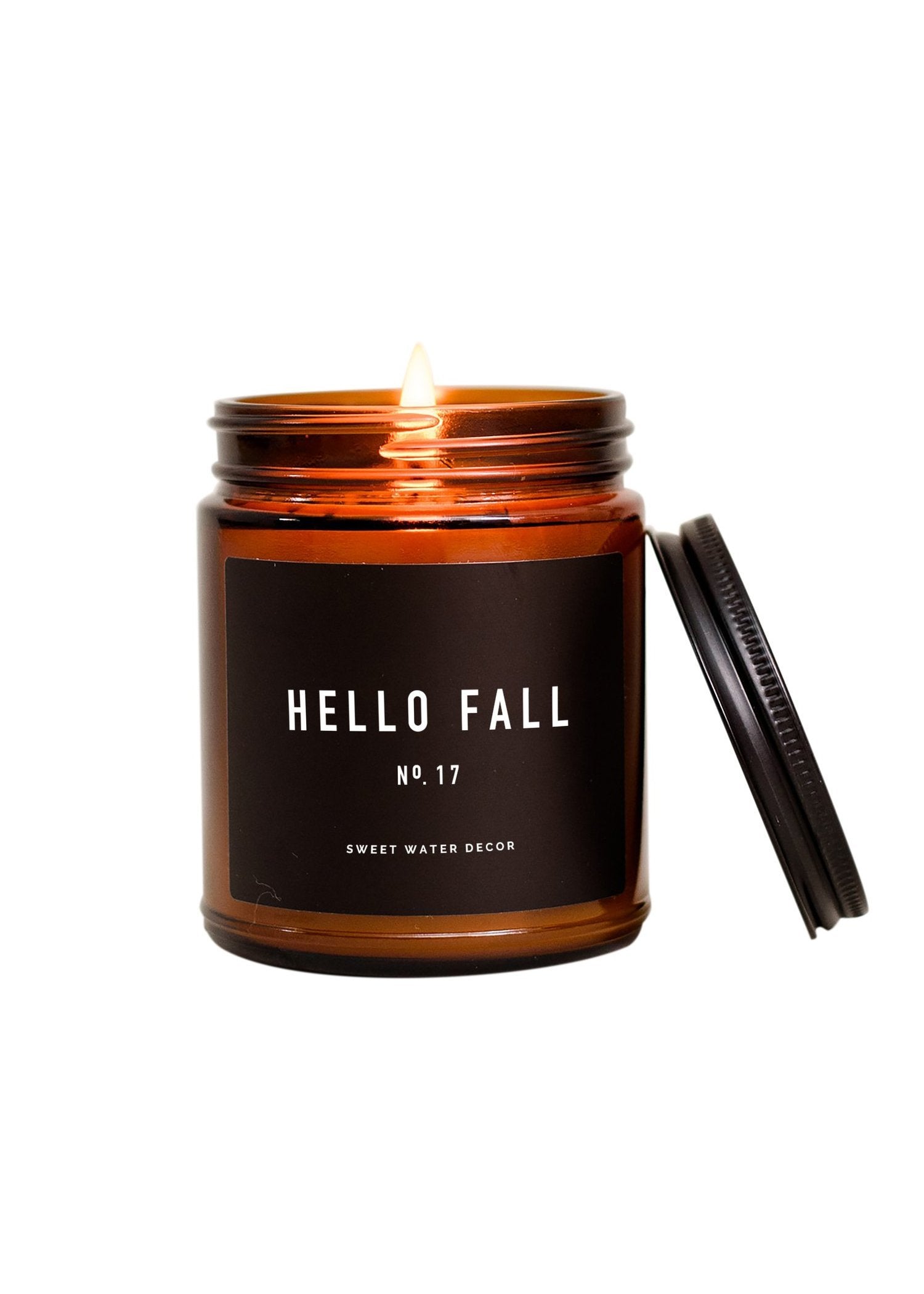Hello Fall Scented Soy Candle Home Listing Sweet Water Decor