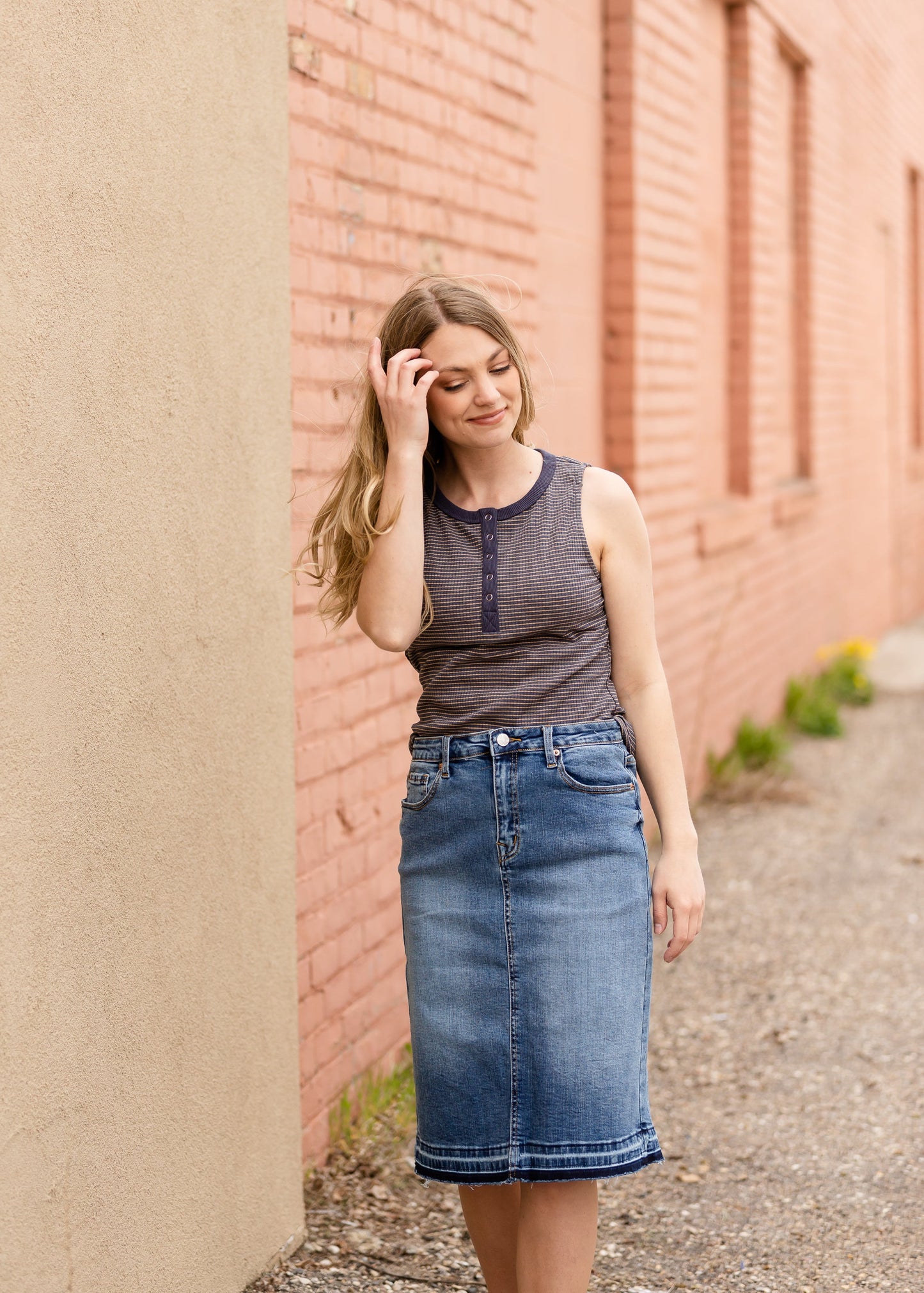 Henley Tank Top Tops