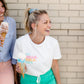 hi hello hola hey cotton graphic tee