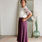 High Waist Pleated Midi Skirt Skirts Zenana
