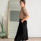High Waist Pleated Midi Skirt Skirts Zenana