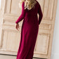 High Waist Solid Maxi Dress - FINAL SALE Dresses
