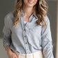 Hilary Cinched Sleeve Blouse Shirt Heartloom