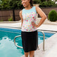 Holly Floral + Stripe Swim Tankini Tops