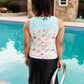 Holly Floral + Stripe Swim Tankini Tops