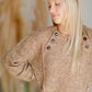 Honey Button Knit Sweater Tops LUSH