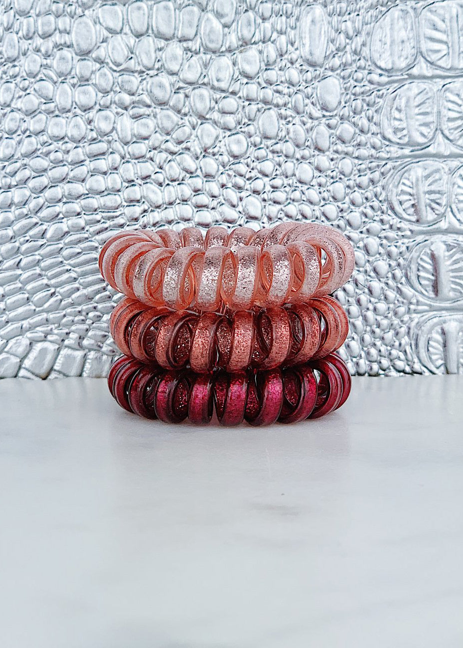 Hotline Hair Ties Glitter Mini Set Accessories