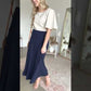 Hope Navy Dress Skirt - FINAL SALE