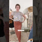 Remi Rusty Brick Denim Midi Skirt - FINAL SALE