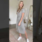 Ashley Stretch Waist Midi Dress - FINAL SALE