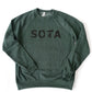 Hunter Green Sota Crew Sweatshirt Tops